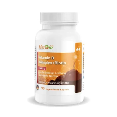 Abbildung von HerbBio B Komplex+Biotin Forte 90 St