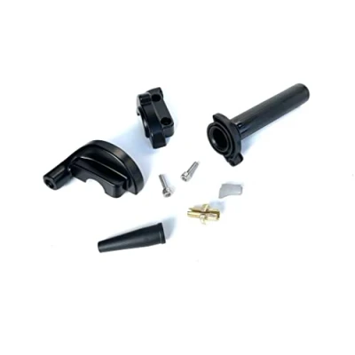 Abbildung von Kurzhubgasgriff Universal Kurzgasgriff Gasdrehgriff Kurzhub Schnell Gasgriff für Roller/Motorrad/Scooter/Quad mit 22mm Lenker Simson, Hercules, Kreidler, Puch Mofa/Moped/Mokick