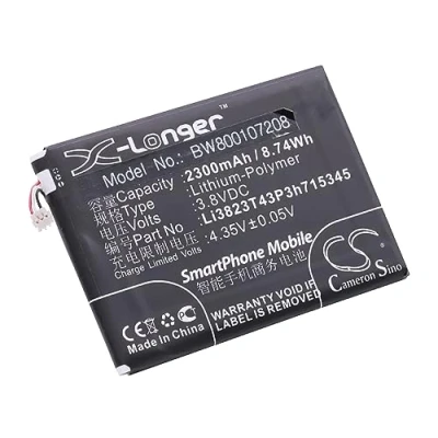 Abbildung von vhbw Akku kompatibel mit ZTE MF920A, MF920S, MF920VS, MF920W+, MF971, MF971V Handy Smartphone Telefon (2300mAh, 3,8V, Li Polymer)