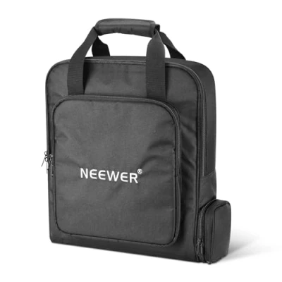 Abbildung von Neewer Tragbare Reisetasche, kompatibel mit Starlink Mini Geschirr und Zubehör, leichte schützende Outdoor Tragetasche separatem Fach für gefaltetes Stativ Lichtständer bis zu 44 cm, RU 012