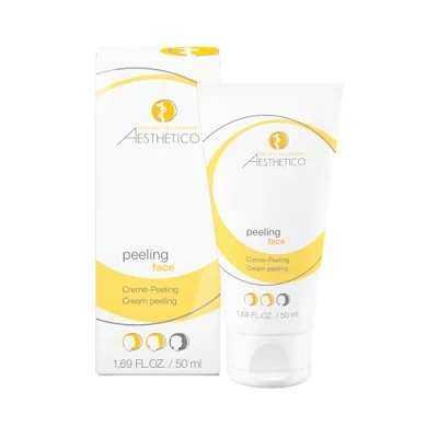 Abbildung von AESTHETICO peeling, 50 ml Aktivierendes, mechanisches Gesichtspeeling, entfernt abgestorbene Hautzellen, verfeinert das Hautbild bei müder und schlaffer Haut, ohne Mikroplastik für eine glatte Haut