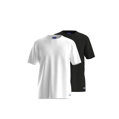 Abbildung von HUGO Naolo 2 PACK Tshirt basic, Herren, Größe: XS, White black