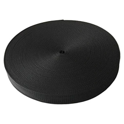 Abbildung von Schnoschi Gurtband Polypropylen 10 Meter lang viele Verschiedene Breiten und Farben 10mm 15mm 20mm 25mm 30mm 40mm 50 mm (schwarz, 15 mm)