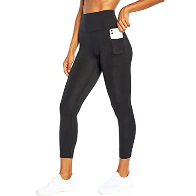 Abbildung von Bally Total Damen High Rise Pocket Ankle Leggings, Damen, knöchellange Legging, schwarz, Medium