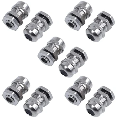 Abbildung von PENGY 10 Stueck M8 Wasserdicht Spannungsabbau Kabelverschraubung fuer 2 5mm Kabel Draht