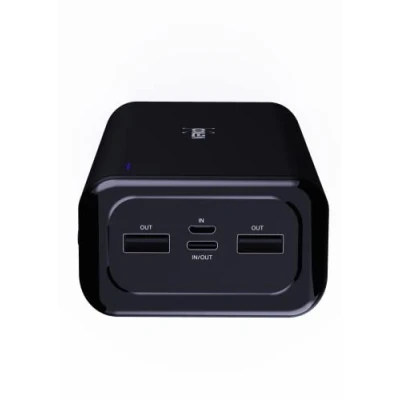 Abbildung von VERICO Power Bank Pro PD 30000 mAh Delivery, LiPo Lithium Polymer, externer Akku, externes Ladegerät, Output: 2 x USB A und 1 C, Input: Micro schwarz.