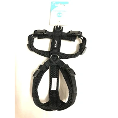 Abbildung von Petlando Y Geschirr Mesh Schwarz Hundegeschirr 28 52/32 50 cm...