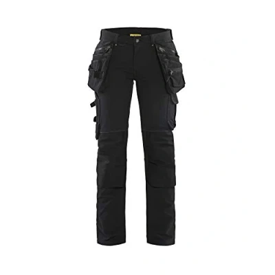Abbildung von Blaklader 719816449900D24 Damen 4 Wege Stretch Handwerker Arbeitshose, Schwarz, Größe D24