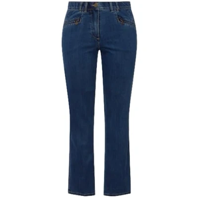 Abbildung von Ulla Popken Regular fit Jeans Mony konisches Bein Reißverschlusstaschen