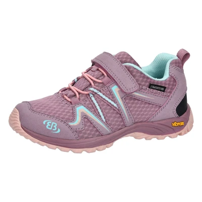 Abbildung von Brütting Rockwall Hikingschuh für Kinder, Größe: 32, Rosa türkis Nylon