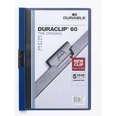 Abbildung von Durable 2229 07 Div. Mappen Clip Mappe dunkel blau