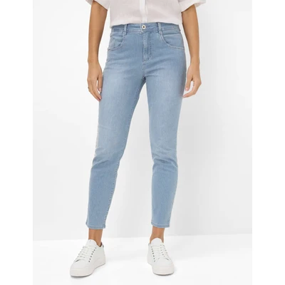Abbildung von BRAX Style Shakira Jeans Slim Fit, Damen, Größe: 38xR, Used light blue