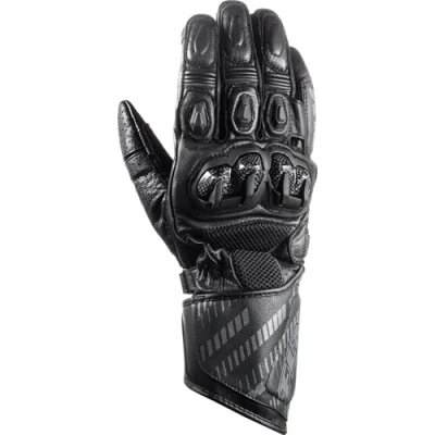 Abbildung von FLM Traction Air Lederhandschuh lang schwarz 8 Herren