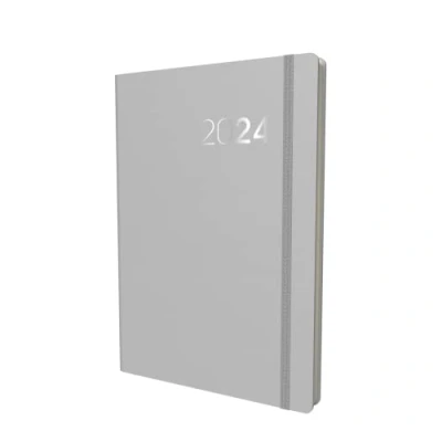 Abbildung von Collins Legacy Terminkalender 2024 A5 Tagesansicht, Terminplaner und Januar bis Dezember Tagesplaner Grau CL51.97 24