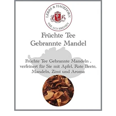 Abbildung von Lerbs &amp; Hagedorn, Früchte Tee Gebrannte Mandel 1.5kg (ca. 122 Liter) Apfel, Rote Beete, Mandeln, Zimt