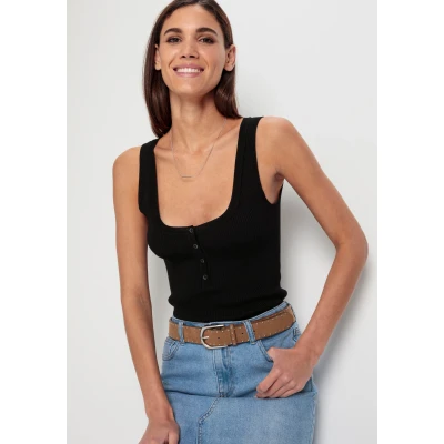 Abbildung von HECHTER PARIS Stricktop, mit filigraner Knopfleiste NEUE KOLLEKTION