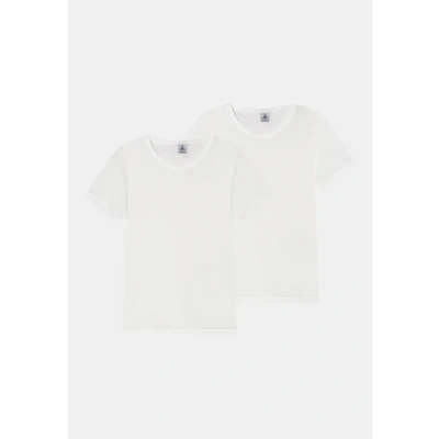 Abbildung von Petit Bateau TEE 2 PACK Unisex Tshirt basic für Kinder, Größe: 176, White