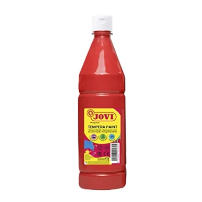 Abbildung von Jovi Flüssige Plakatfarbe 1000ml Flasche, zinnoberrot