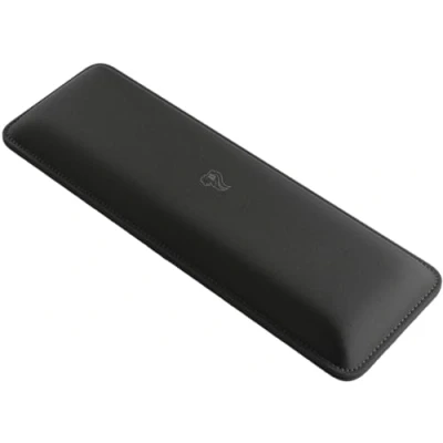 Abbildung von Glorious Gaming Padded Keyboard Wrist Rest (Kompakt, 25 mm stark) gesteppte Ränder, glatte Stoffoberfläche, rutschfeste Gummibasis, mittlere Festigkeit, 300 x 100 Black Stealth
