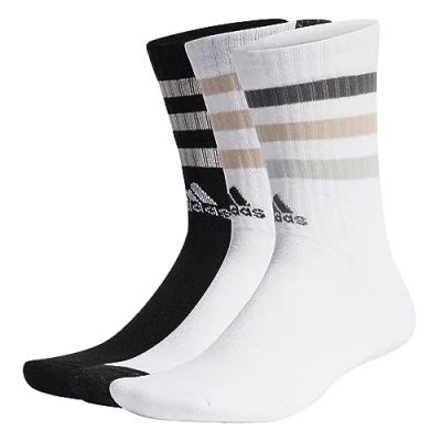 Abbildung von Adidas IC1279 3S CRW BOLD 3P Socks Unisex Kinder, white/black/white, EU 19 21