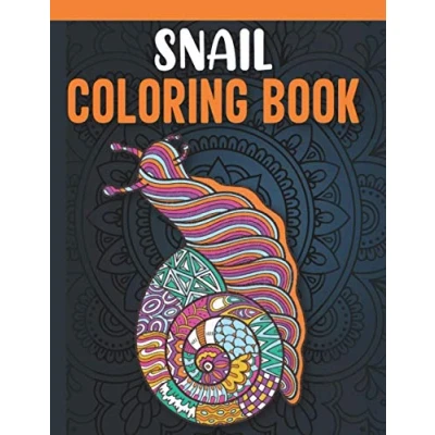 Abbildung von Snail Coloring Book: Book for Adults with Stress Relieving Mandala Designs, Gifts Women