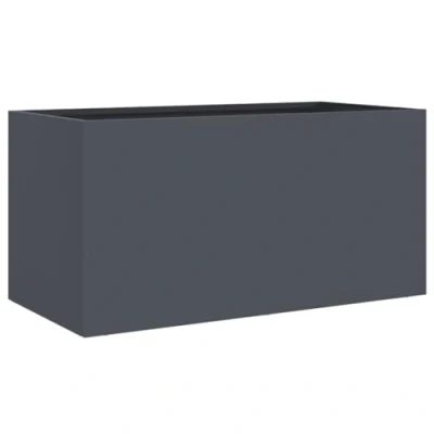 Abbildung von vidaXL Pflanzkübel Anthrazit 62x30x29 cm Kaltgewalzter Stahl
