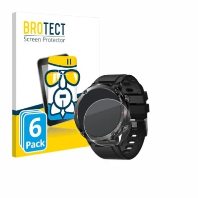 Abbildung von BROTECT Schutzglas für LIGE Smartwatch 1.6&quot; (6 Stück) Schutzfolie Panzer Folie Glas [Extrem Kratzfest 9H, Anti Fingerprint, Ultra Transparent]