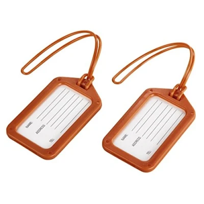 Abbildung von Hama Kofferanhänger mit Adressschild, 2er Set, Orange