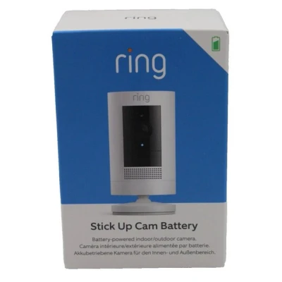 Abbildung von Ring Stick Up Cam Battery Weiß 2023