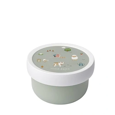 Abbildung von Mepal Obstbox Campus Snackbox für Kinder Spülmaschinen und mikrowellenfest BPA frei 300 ml Little Farm