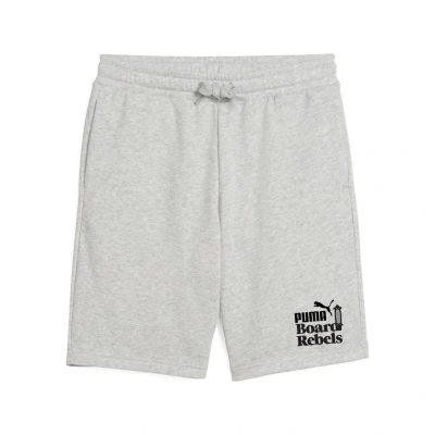 Abbildung von Puma kurze Sporthose für Kinder, Größe: 140, Light gray heather