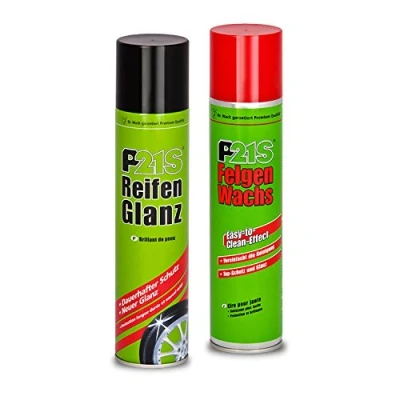 Abbildung von Dr. Wack SET P21S FelgenWachs Wax 400ml 1270 + P21 S Reifen Glanz Pflege 1290