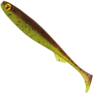 Abbildung von Fox Rage Slick Shad Ultra UV 7cm/2,75&quot; Green Pumpkin (5pcs) Gummifisch