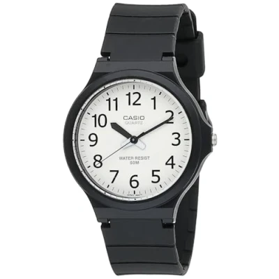 Abbildung von Casio Herren Analog cuarzo japonés Uhr mit Harz Armband MW 240 7B