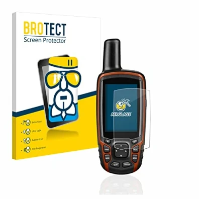 Abbildung von BROTECT Schutzglas für Garmin GPSMAP 64s Schutzfolie Panzer Folie Glas [Extrem Kratzfest 9H, Anti Fingerprint, Ultra Transparent]