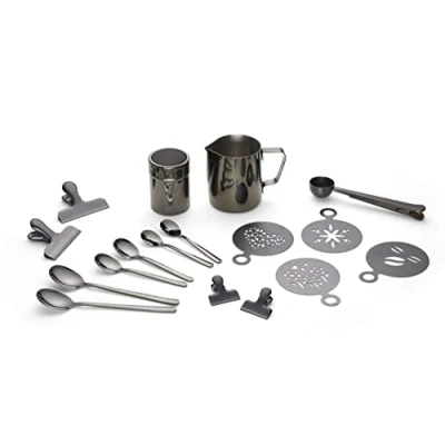 Abbildung von ECHTWERK Barista Set, (Set, 23 tlg.), Kaffeezubehör ideal für Cappuccino oder Latte Macchiato, tlg.