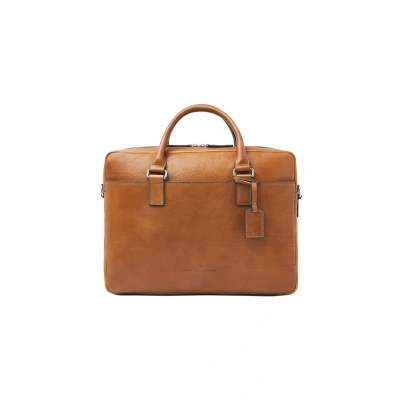 Abbildung von Castelijn &amp; Beerens Heritage RICK Notebooktasche, Herren, Größe: One Size, Lichtbruin