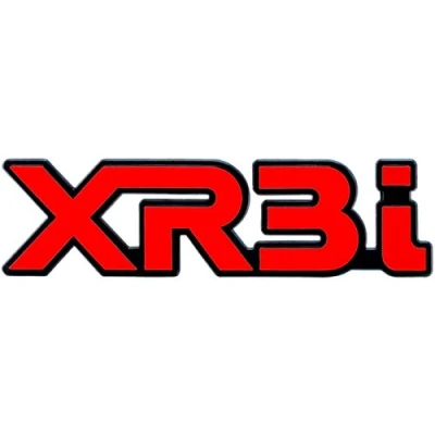 Abbildung von Richter Rotes XR3 i Relief Schild Emblem XR3i selbstklebend 11 cm HR Art.14836