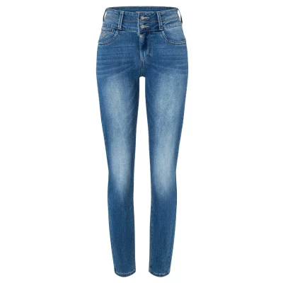 Abbildung von Timezone ENYA Jeans Slim Fit, Damen, Größe: 30x30, Smurf blue wash