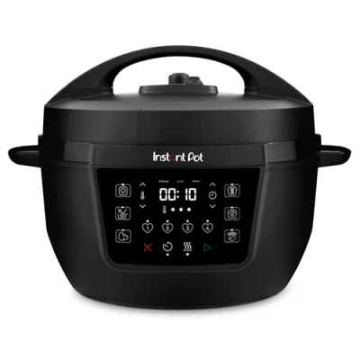 Abbildung von Instant Pot Multikocher XL 7.1L 7 in 1 Smart Cooker Schnellkochtopf, Schongarer, Reiskocher, Sautierpfanne, Joghurtbereiter, Dampfgarer und Speisewärmer, Schwarz