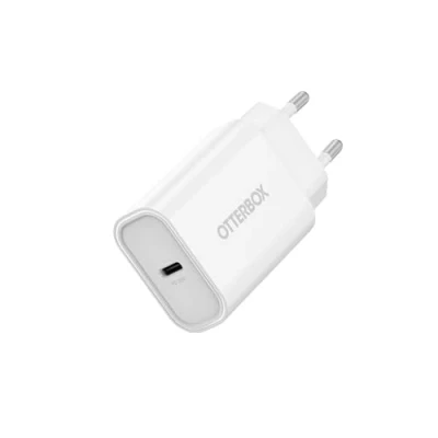 Abbildung von OtterBox Standard EU 30W USB C PD Ladegerät, Schnellade Funktion für Smartphone und Tablet, Sturzgeschützt Robust, Weiß, Keine Einzelhandelsverpackung