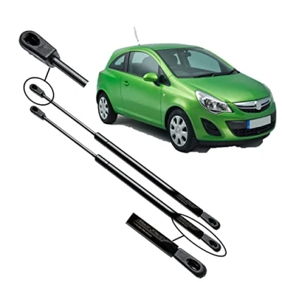Abbildung von Ramor Strutz 2x Gasfeder Dämpfer Heckklappe Kompatibel mit Vauxhall Corsa D Fließheck 2006 2014. Gasdruckfeder Heckklappendämpfer Ersatz für 13182309 und Andere.