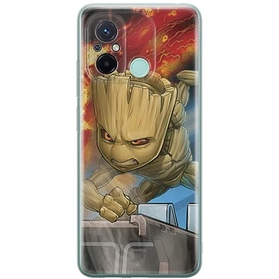 Abbildung von ERT GROUP Handyhülle für Xiaomi REDMI 12C/ 11A Original und offiziell Lizenziertes Marvel Muster Groot 003 optimal an die Form des Handy angepasst, hülle aus TPU