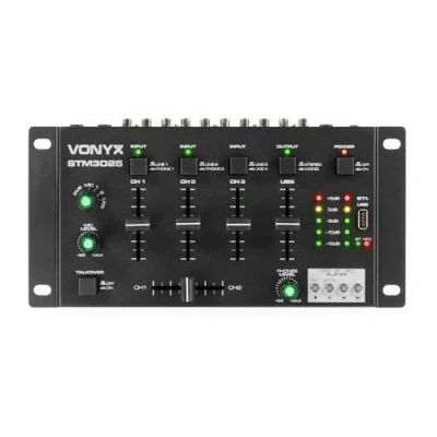 Abbildung von Vonyx STM3025B 4 Kanal Mischpult mit Bluetooth und USB MP3 Player
