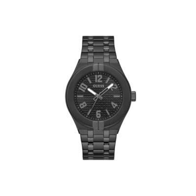 Abbildung von Guess Escape Uhr, Herren, Größe: One Size, Black