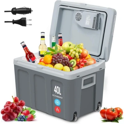 Abbildung von Woltu Kühlbox, Isolierbox XL mit Rollen Warm Kalt 40L für Auto &amp; Camping