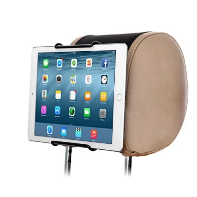 Abbildung von TFY Universal Auto Kopfstütze Halterung für 7 Zoll bis 11 Tablet PC iPad Pro 11&quot;, 9.7&quot;, Air 5, 9, Mini 6 Galaxy Tab S8 Asus Transformer Book, Microsoft Surface Pro,und Andere