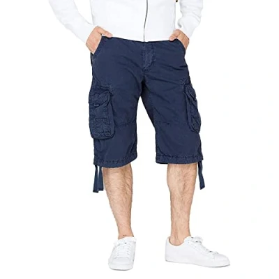 Abbildung von Alpha Industries JET Shorts, Herren, Größe: 34, Replica blue