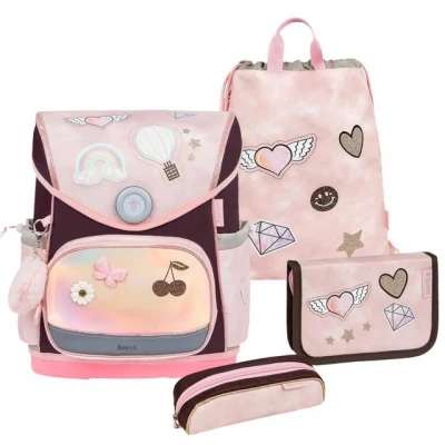 Abbildung von Belmil Compact Plus Premium Schulranzen Set 4 teilig Glam