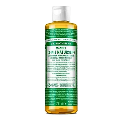 Abbildung von Dr. Bronner ́s 18IN1 Natural SOAP Duschgel, Damen, Größe: 240 ml, Mandel
